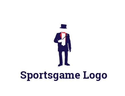 faceless magician game logo
