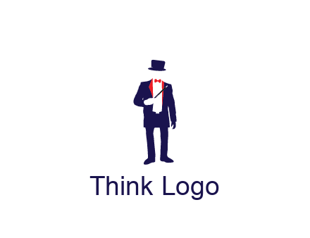 faceless magician game logo