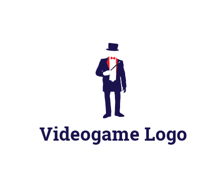 faceless magician game logo