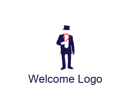 faceless magician game logo