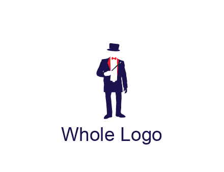 faceless magician game logo