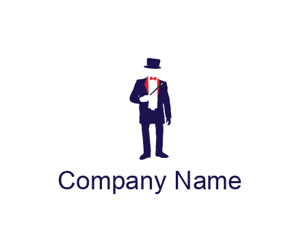 faceless magician game logo