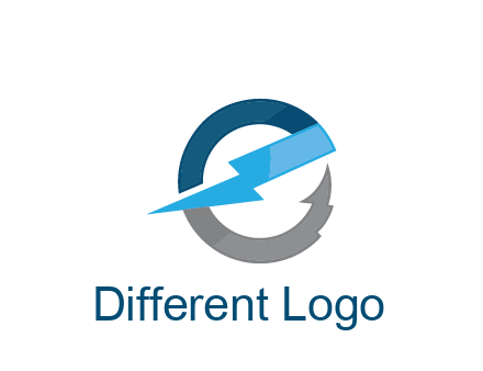 letter E with electric bolt energy logo