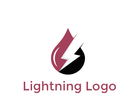 thunder in droplet energy logo