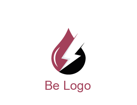 thunder in droplet energy logo