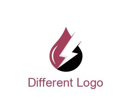 thunder in droplet energy logo