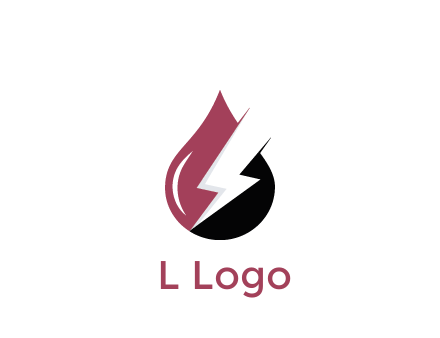 thunder in droplet energy logo