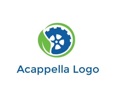 leaf around tire environmental logo
