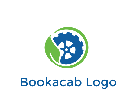 leaf around tire environmental logo