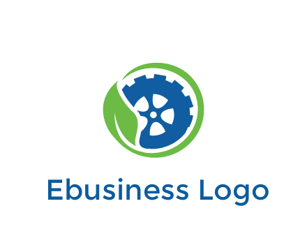 leaf around tire environmental logo