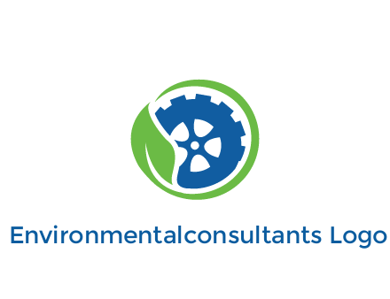 leaf around tire environmental logo