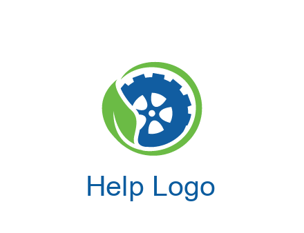 leaf around tire environmental logo