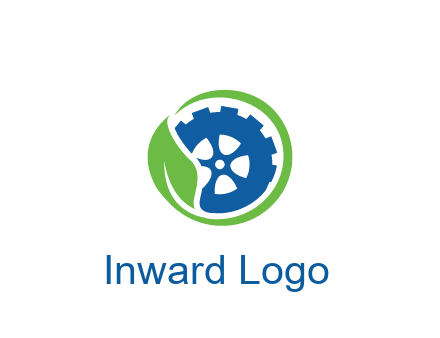 leaf around tire environmental logo