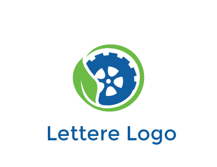 leaf around tire environmental logo