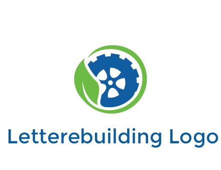 leaf around tire environmental logo