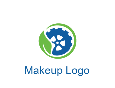 leaf around tire environmental logo