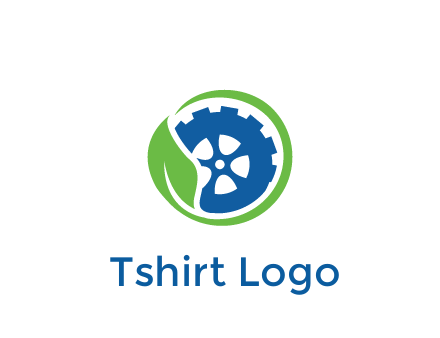 leaf around tire environmental logo
