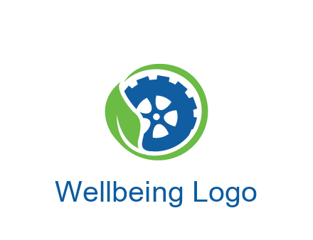leaf around tire environmental logo