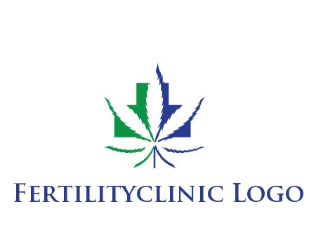 negative spacing of CBD leaf in aid medical logo