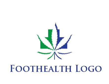 negative spacing of CBD leaf in aid medical logo