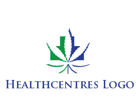 negative spacing of CBD leaf in aid medical logo