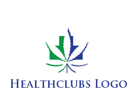 negative spacing of CBD leaf in aid medical logo