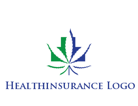 negative spacing of CBD leaf in aid medical logo