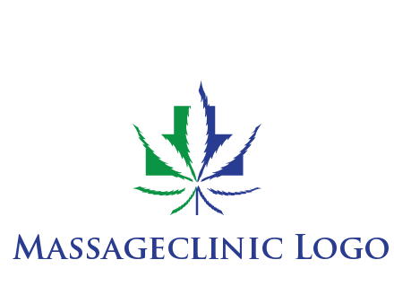 negative spacing of CBD leaf in aid medical logo