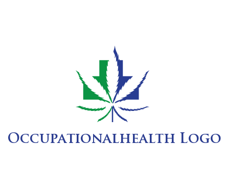 negative spacing of CBD leaf in aid medical logo