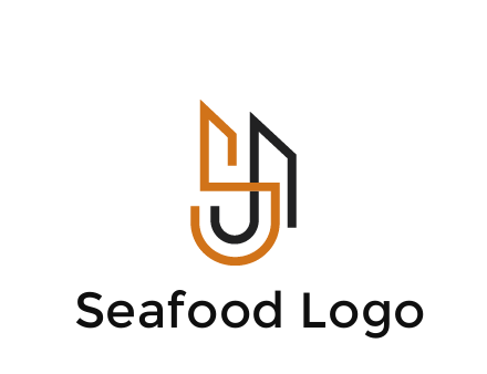 blocky letter S, J and A construction logo