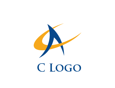 letter C and Letter A intertwining accounting logo