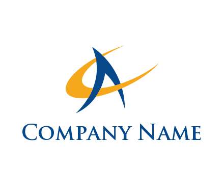 letter C and Letter A intertwining accounting logo