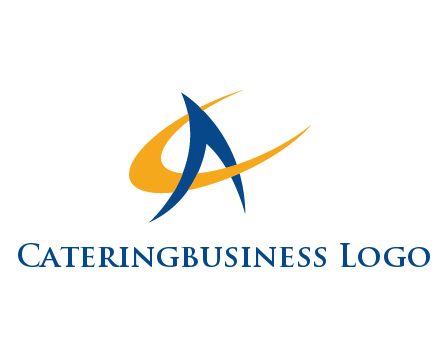 letter C and Letter A intertwining accounting logo