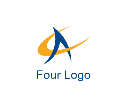 letter C and Letter A intertwining accounting logo