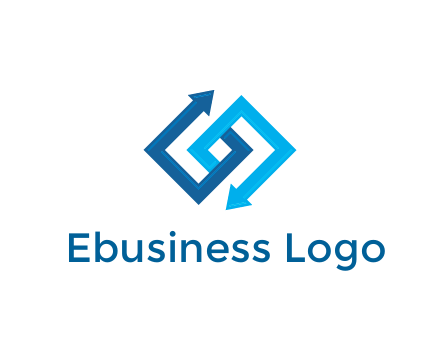 blocky arrow media logo