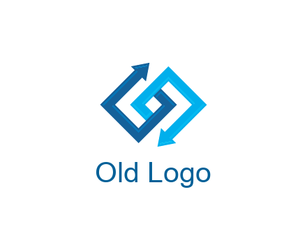 blocky arrow media logo