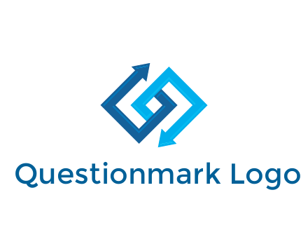 blocky arrow media logo