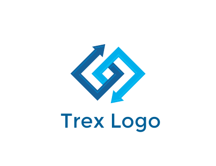 blocky arrow media logo