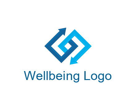 blocky arrow media logo