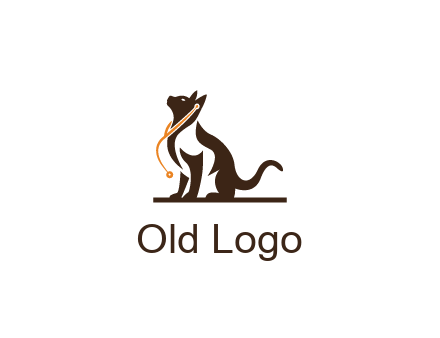 cat wearing stethoscope pet logo