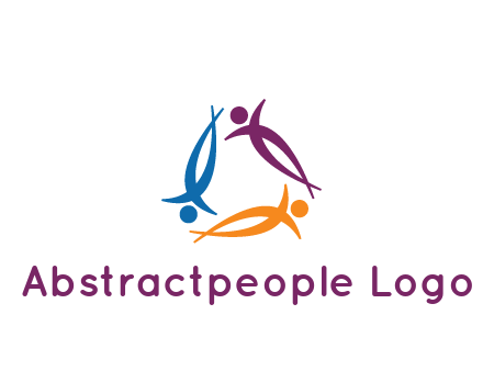 rotating people community logo