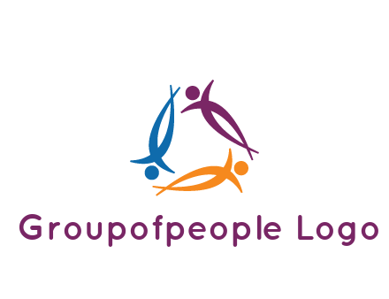 rotating people community logo