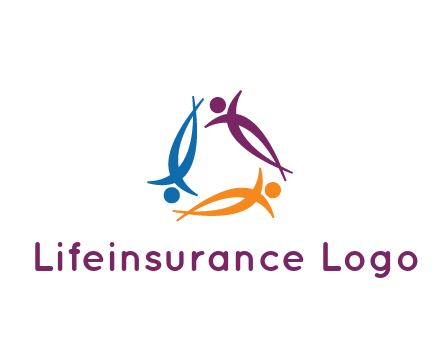 rotating people community logo