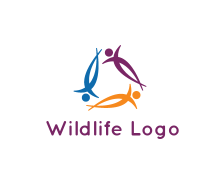 rotating people community logo