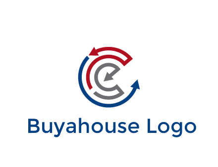 maze pattern arrows communication logo
