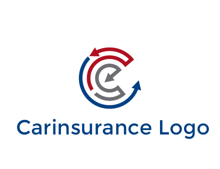 maze pattern arrows communication logo