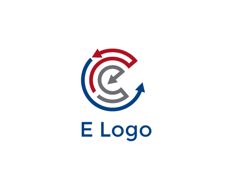maze pattern arrows communication logo
