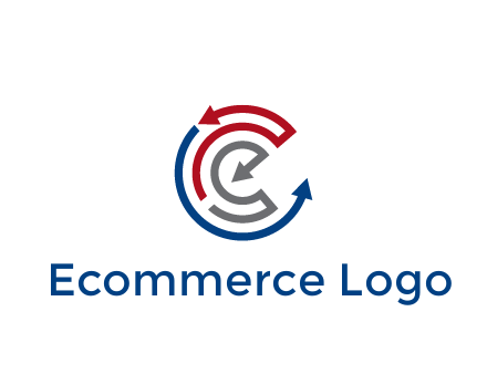 maze pattern arrows communication logo