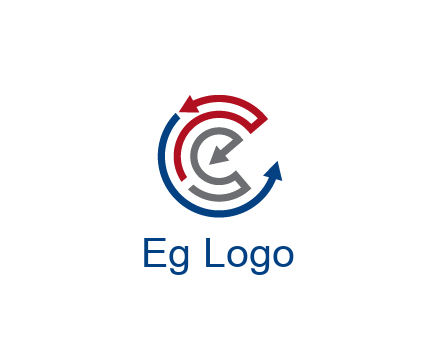 maze pattern arrows communication logo