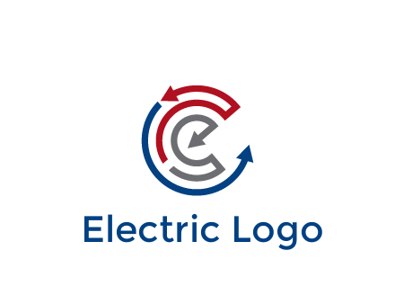 maze pattern arrows communication logo